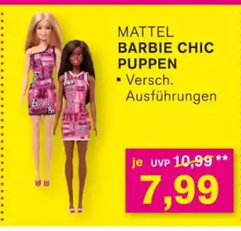 KODi MATTEL BARBIE CHIC PUPPEN Angebot