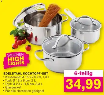 KODi EDELSTAHL KOCHTOPF-SET Angebot