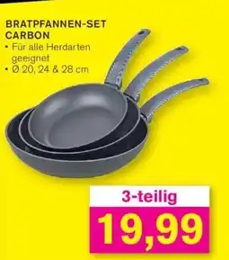 KODi BRATPFANNEN-SET CARBON Angebot