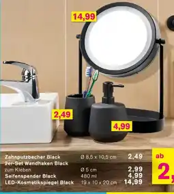 KODi LED-Kosmetikspiegel Black Angebot