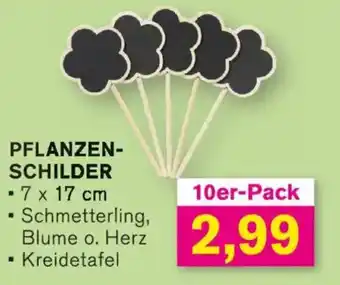 KODi PFLANZEN- SCHILDER Angebot