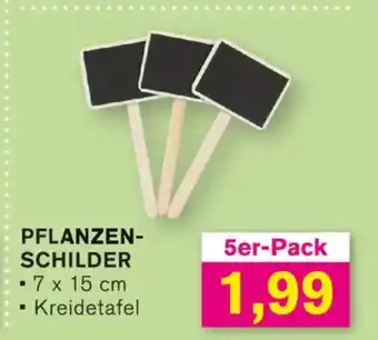 KODi PFLANZEN- SCHILDER Angebot