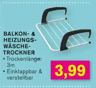 KODi BALKON- & HEIZUNGSWÄSCHETROCKNER Angebot