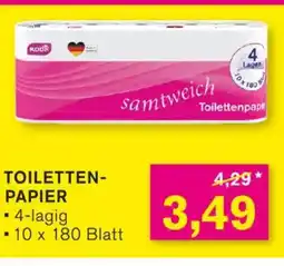 KODi TOILETTENPAPIER Angebot