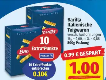 NP Discount Barilla Italienische Teigwaren Angebot