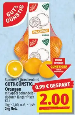 NP Discount GUT&GÜNSTIG Orangen Angebot