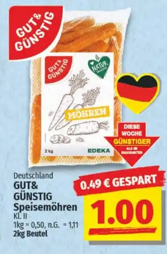 NP Discount GUT& GÜNSTIG Speisemöhren Angebot