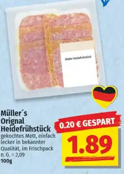 NP Discount Müller's Orignal Heidefrühstück Angebot