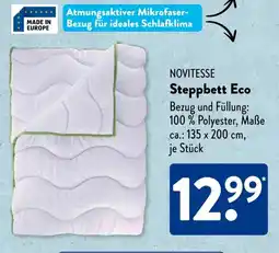 Aldi Süd NOVITESSE Steppbett Eco B Angebot