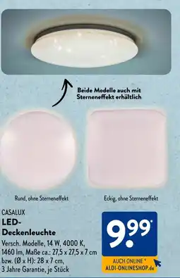 Aldi Süd CASALUX LED- Deckenleuchte Angebot