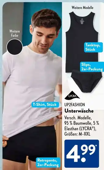 Aldi Süd UP2FASHION Unterwäsche Angebot