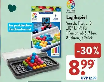 Aldi Süd Logikspiel SMART GAMES Angebot