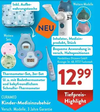 Aldi Süd CURAMED Kinder-Medizinzubehör Angebot