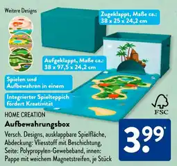 Aldi Süd HOME CREATION Aufbewahrungsbox Angebot