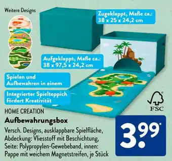 Aldi Süd HOME CREATION Aufbewahrungsbox Angebot