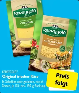 Aldi Süd KERRYGOLD Original irischer Käse Angebot