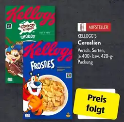 Aldi Süd KELLOGG'S Cerealien Angebot