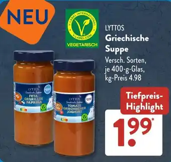 Aldi Süd LYTTOS Griechische Suppe Angebot