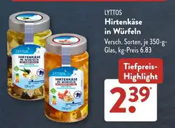 Aldi Süd LYTTOS Hirtenkäse in Würfeln Angebot