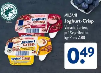 Aldi Süd MILSANI Joghurt-Crisp Angebot