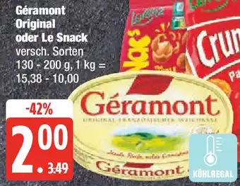 Marktkauf Géramont Original oder Le Snack Angebot