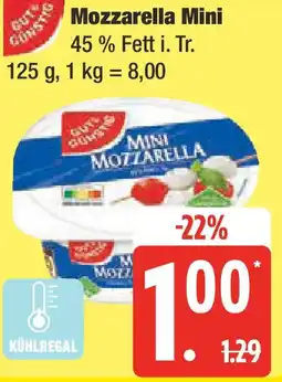 Marktkauf GUT & GUNSTIG Mozzarella Mini Angebot