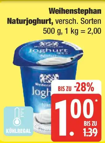 Marktkauf Weihenstephan Naturjoghurt Angebot