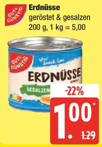 Marktkauf GUT & GUNSTIG Erdnüsse Angebot