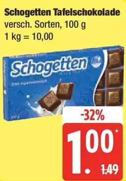 Marktkauf Schogetten Tafelschokolade Angebot