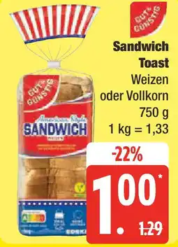 Marktkauf SANDWICH Toast Angebot