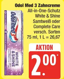 Marktkauf Odol Med 3 Zahncreme Angebot