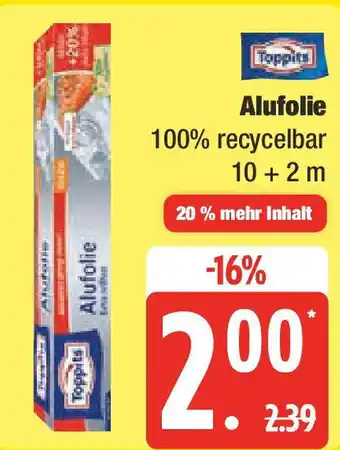 Marktkauf Toppits Alufolie Angebot