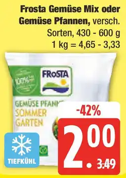 Marktkauf Frosta Gemüse Mix oder Gemüse Pfannen Angebot