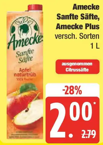 Marktkauf Amecke Sanfte Säfte, Amecke Plus Angebot