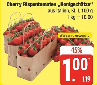 Marktkauf Cherry Rispentomaten „Honigschätze Angebot