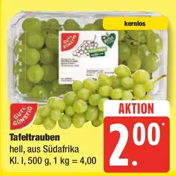 Marktkauf GUT & GUNSTIG Tafeltrauben Angebot