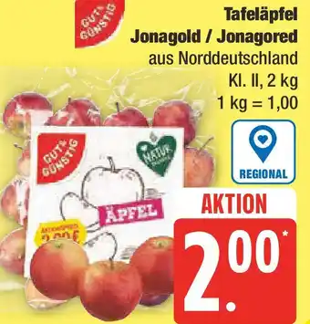 Marktkauf GUT & GUNSTIG Tafeläpfel Jonagold/Jonagored Angebot