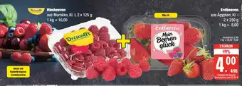 Marktkauf Himbeeren+ Erdbeeren Angebot