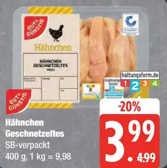 Marktkauf GUT & GUNSTIG Hähnchen Geschnetzeltes Angebot