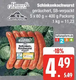 Marktkauf HEITMAT & GESCHMACK Schinkenkochwurst Angebot