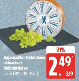 Marktkauf Appenzeller Rahmkäse schweizer Halbhartkäse Angebot