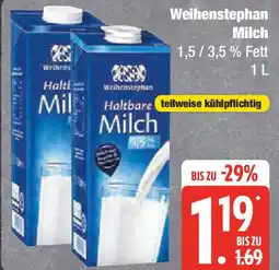 Marktkauf Weihenstephan Milch Angebot