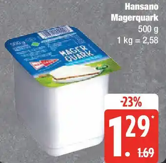 Marktkauf Hansano Magerquark Angebot