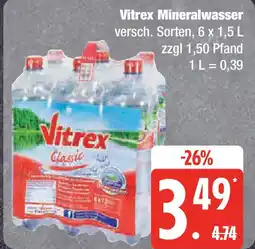 Marktkauf Vitrex Mineralwasser Angebot