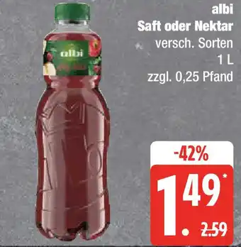 Marktkauf albi Saft oder Nektar Angebot