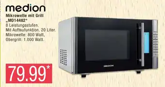 Marktkauf medion Mikrowelle mit Grill ,,MD14482" Angebot