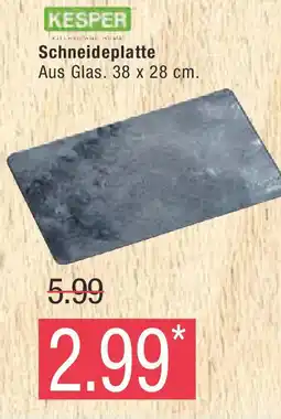 Marktkauf KESPER Schneideplatte Angebot