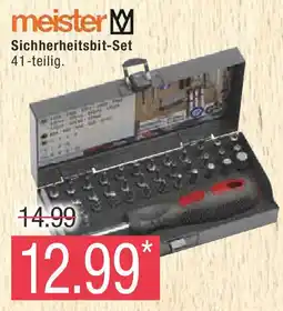 Marktkauf meister Sichherheitsbit-Set Angebot