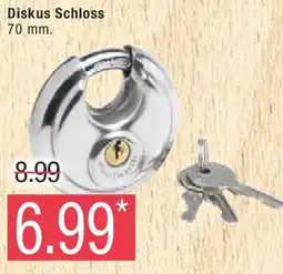 Marktkauf Diskus Schloss 70 mm. Angebot