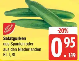 Marktkauf GUT & GUNSTIG Salatgurken Angebot